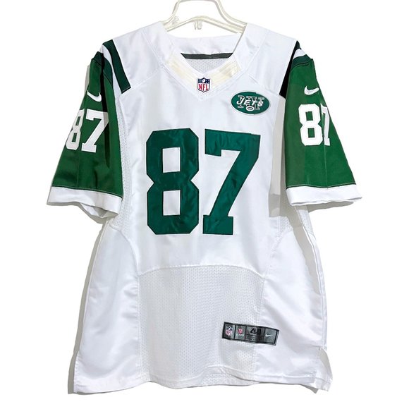 New York Jets Jersey White Decker #87 NFL Football Nike